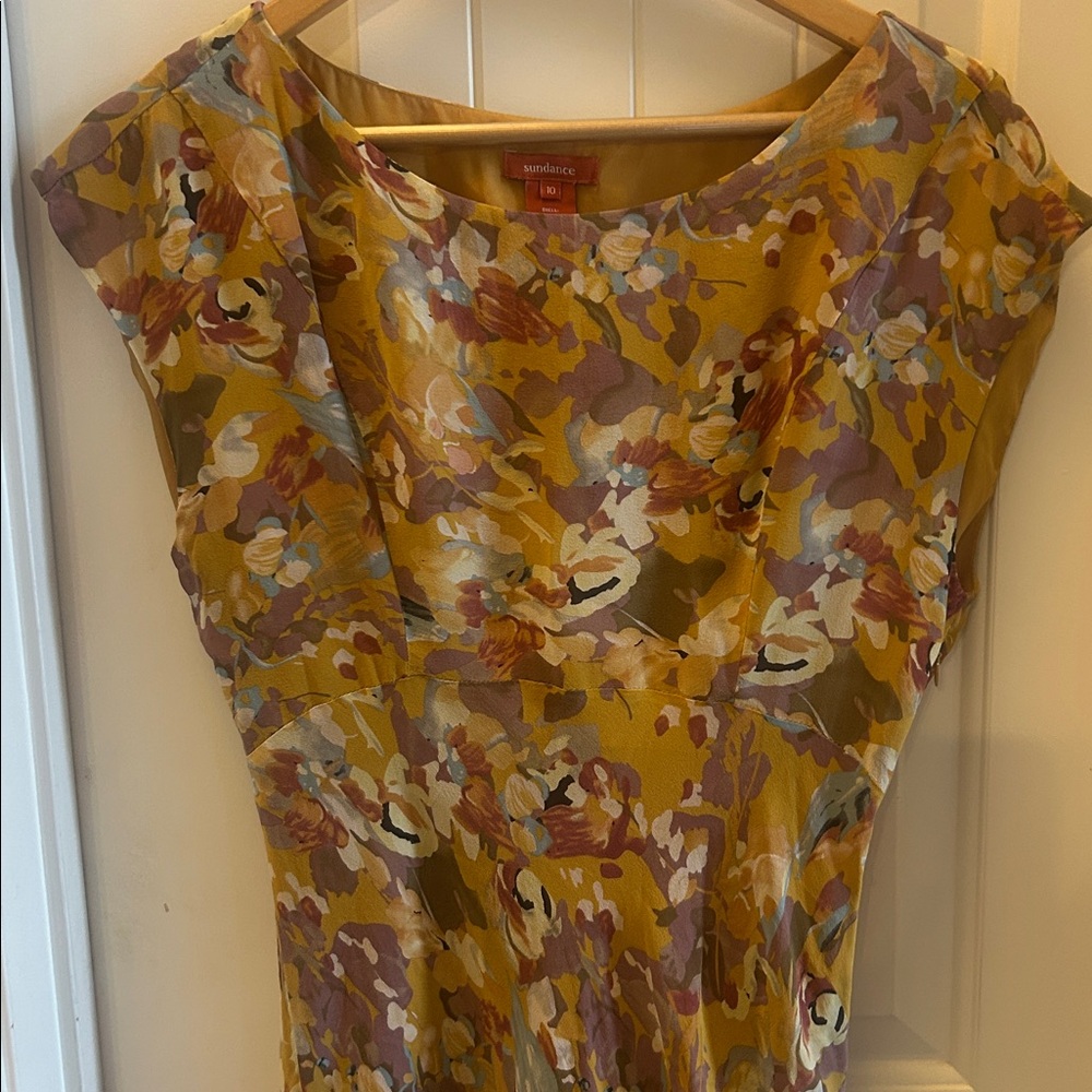 Sundance Silk floral midi dress - Picture 3 of 6